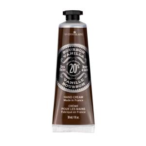 imageLa Chatelaine 20 Shea Butter Hand Cream Travel Size Organic Argan Oil Moisturizing Nourishing Repairing Extra Rich NonGreasy Made in France Paraben Free 1 oz 30ml  Amber CashmereBourbon Vanilla