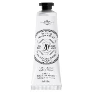imageLa Chatelaine 20 Shea Butter Hand Cream Travel Size Organic Argan Oil Moisturizing Nourishing Repairing Extra Rich NonGreasy Made in France Paraben Free 1 oz 30ml  Amber CashmereWhite Grapefruit