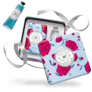 imageLa Chatelaine Gardenia Triple Milled Bar Soap and 20 Shea Butter Hand Cream Gift Set Gift for Mom Decorative Tin PlantBased Natural ampamp Organic Made in France 7 oz soap bar 1 oz hand lotionShea Hand and Body Duo
