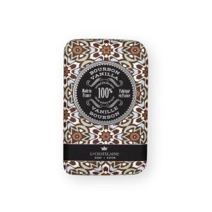 imageLa Chatelaine Shea Butter Soap Bar  Natural and Organic Triple Milled  Made in France  Unisex Men Women  Large Bourbon VanillaBourbon Vanilla