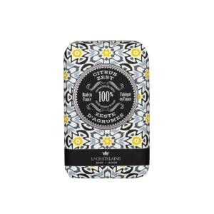 imageLa Chatelaine Shea Butter Soap Bar  Natural and Organic Triple Milled  Made in France  Unisex Men Women  Large Bourbon VanillaCitrus Zest