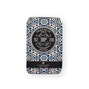 imageLa Chatelaine Shea Butter Soap Bar  Natural and Organic Triple Milled  Made in France  Unisex Men Women  Large Bourbon VanillaDeep Blue Sea