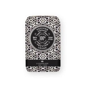 imageLa Chatelaine Shea Butter Soap Bar  Natural and Organic Triple Milled  Made in France  Unisex Men Women  Large Bourbon VanillaVetiver Cedar